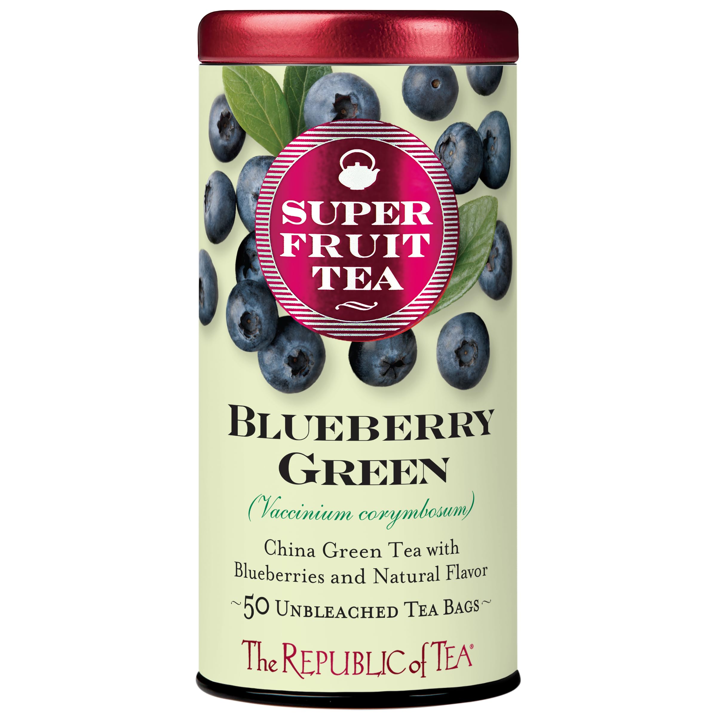The Republic of Tea Blueberry Green Tea 50 Count